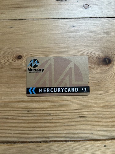 Mercury phone card - mercury, "mercury