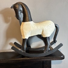 Metal Rocking Horse Figure