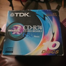 TDK CD-R74 650MB 74 Minute