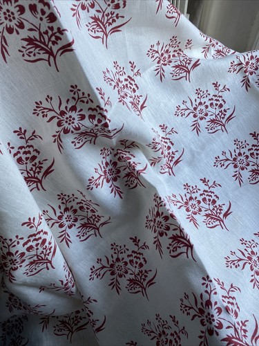 100 pct linen indian flower - 100,