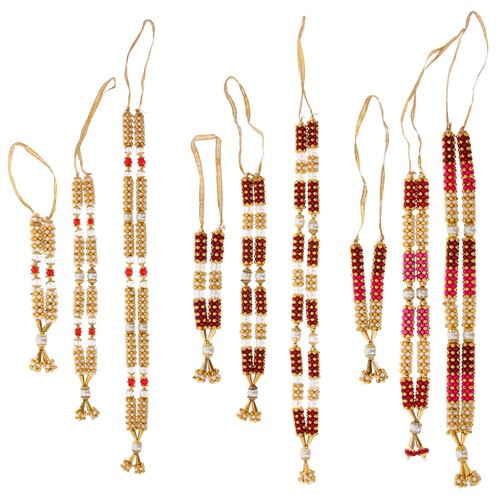 Artificial flower haar beads - flower,