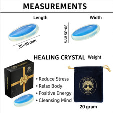 Opalite Worry Stone Palm Thumb