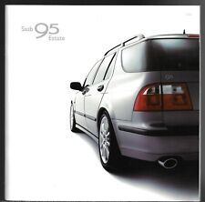 Saab 9-5 Estate 2001-02 UK Market Sales Brochure Aero Vector Arc Linear