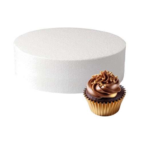Cake dummy round practice - cake,