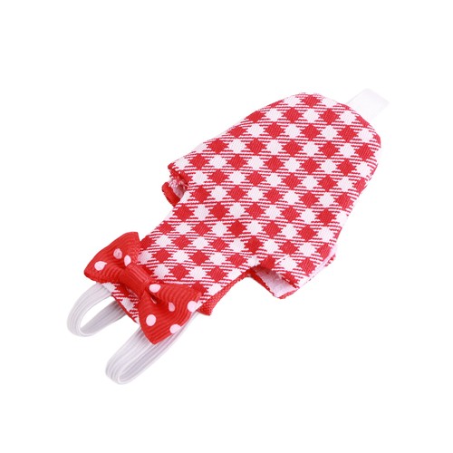 Bird diaper adjustable red - adjustable,