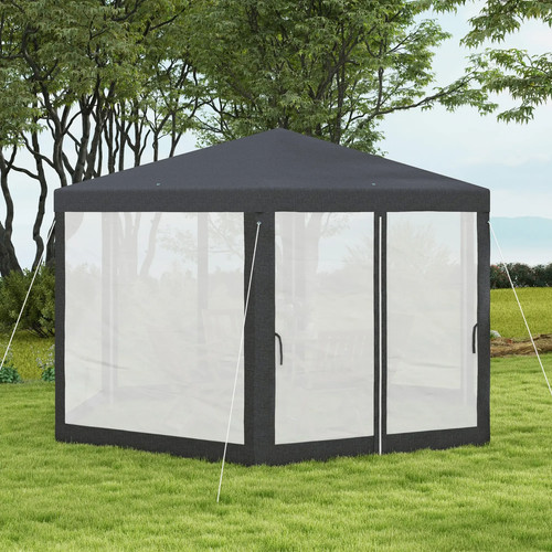Large hexagonal gazebo - 4m,