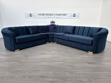 Ambassador Corner Sofa in Navy