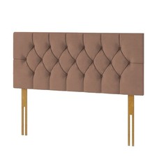 Brown Chesterfeild Headboard