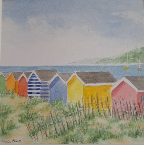 Framed original watercolour - framed,