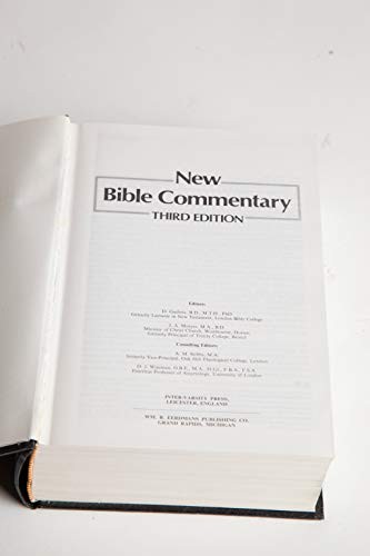 New bible commentary third - commentary.,