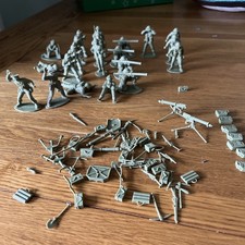 AIRFIX Toy Soldiers British Infantry Support Group 1/32 Scale WW2 LOOK 