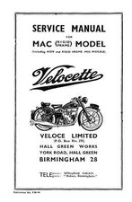(1384) Velocette MAC MOV MSS