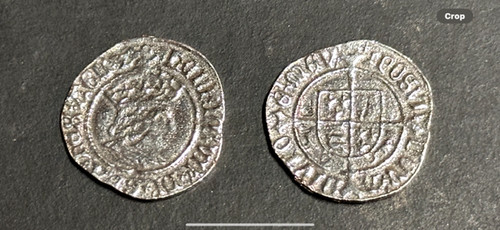 Henry viii half groat - henry,
