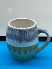 Aphorism Pottery Coffee Mug Green Gray