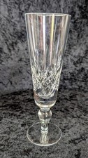 Stuart Crystal Champagne Flute Hand Cut in the Glengarry Pattern 18.5cm H