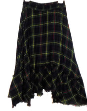 S 6 ZARA ZW green tartan plaid