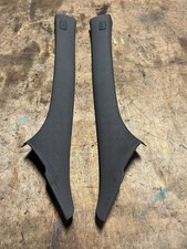 ASTRA MK5 VXR 3-DOOR GENUINE GM BLACK INTERIOR A PILLAR TRIMS PAIR