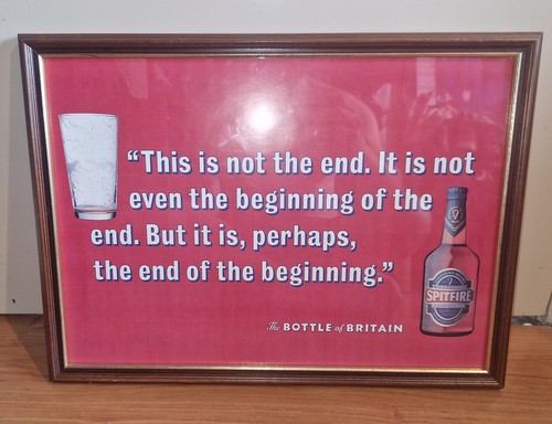1997 framed spitfire ale - 1997, beer