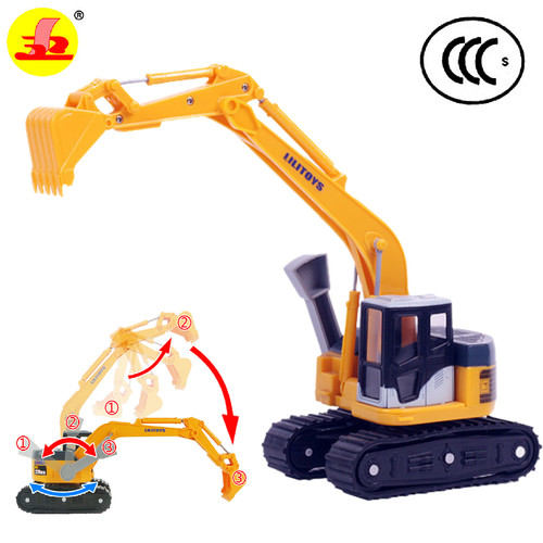 Crawler excavator toy - 1:64,