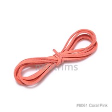 Faux Suede Leather Cord Flat String Thong,Jewellery Bracelet Craft,3mm,61 Colors