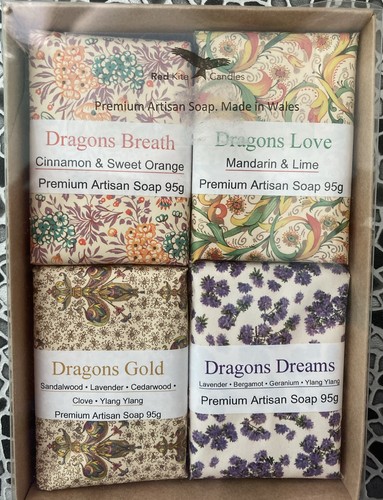 New red kite candles dragon - red,