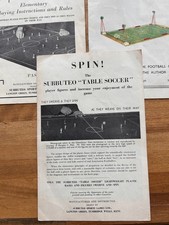 Vintage Subbuteo Table Soccer