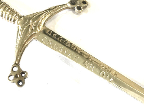 Scottish silver large kilt - silver, pin