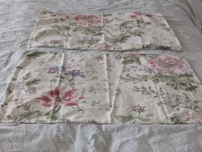 Pair Sanderson Linen Elouise Floral Pillowcase Covers