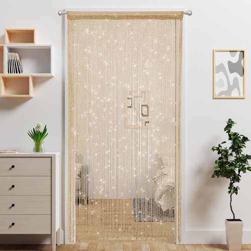 Door string curtain doorway - string,
