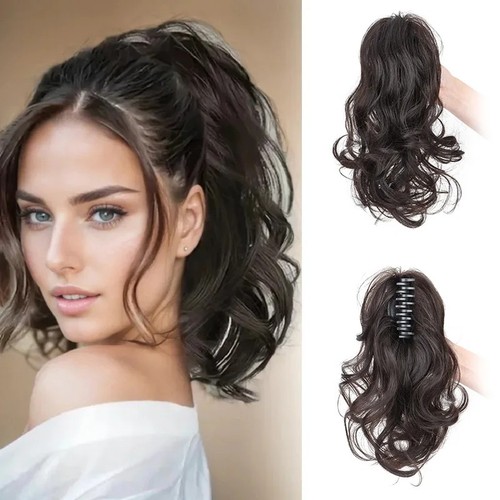 Synthetic 12inch ponytail claw - ponytail,