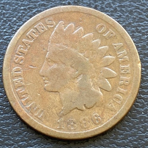 1886 indian head cent - 1886, 1c