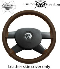 2 TONE BROWN LEATHER STEERING
