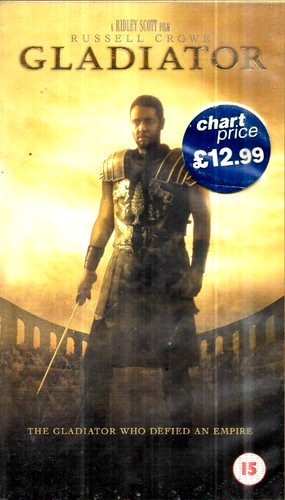 Gladiator vhs video - -,