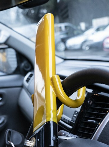 Steering wheel lock - wheel, high
