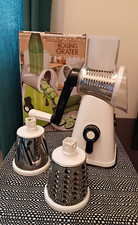 Grater (Rolling Type) Grates and Slices With 3 Separate Graters