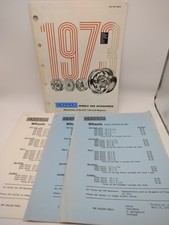 Vintage 1973 Cragar Wheels &