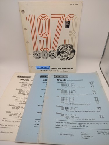 Vintage 1973 cragar - vintage,