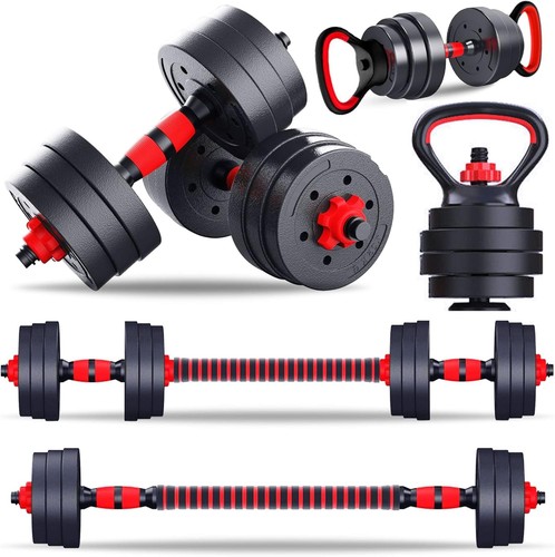 Dumbbell barbell weights set - barbell,