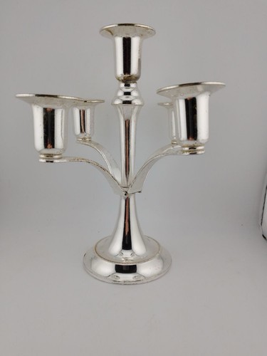 Vintage silver plated light - plated, 5-light