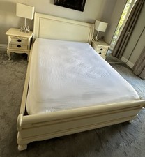 Chantilly Low End Sleigh Bed – French Ivory – 5ft Kingsize  RRP £1,270.00 