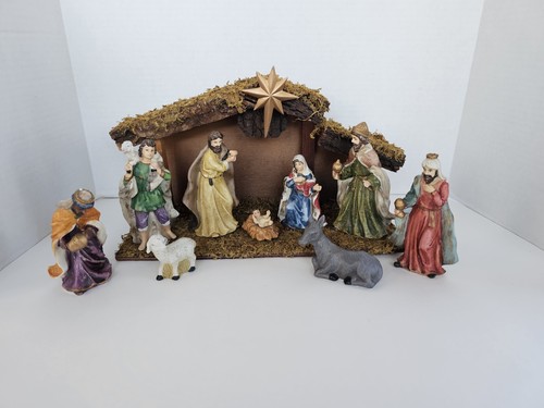 Vtg christmas nativity set - christmas,