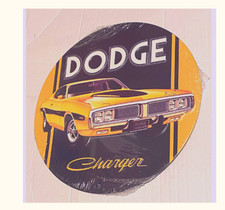 Dodge Charger Embossed Metal