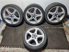FORD FOCUS MK3 TITANIUM  18" 5 SPOKE ALLOY WHEELS WITH TYRES 235 40 18 2011-2018