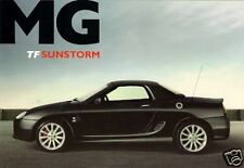 MG TF Sunstorm Limited Edition 2004 UK Market Single Sheet Brochure 115 135 160 