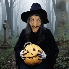 Halloween Witch Mask Scary