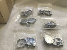 WHITE METAL O GAUGE 7mm SCALE LNER BOGIES KIT (CONNECTING PARTS ONLY NO BOGIES)