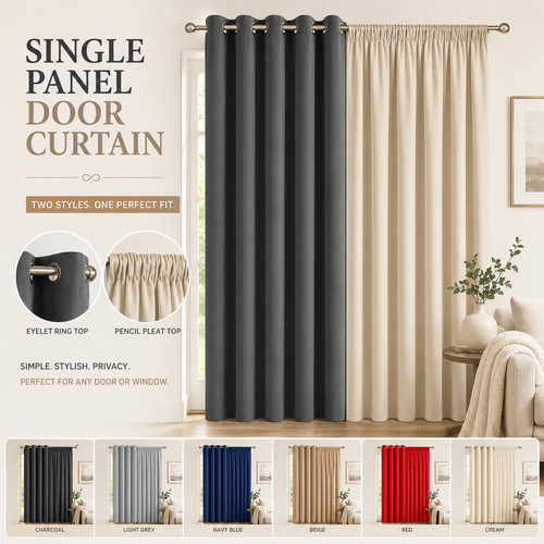 Thermal blackout door - door, curtain