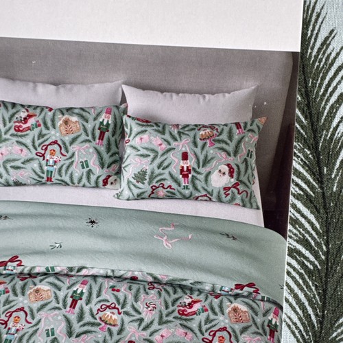Single duvet set santa - m&s,