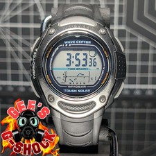 Casio Pro-Trek PRW-200 Silver Grey Blue Black Tide Graph Moon Data Thermo 2008
