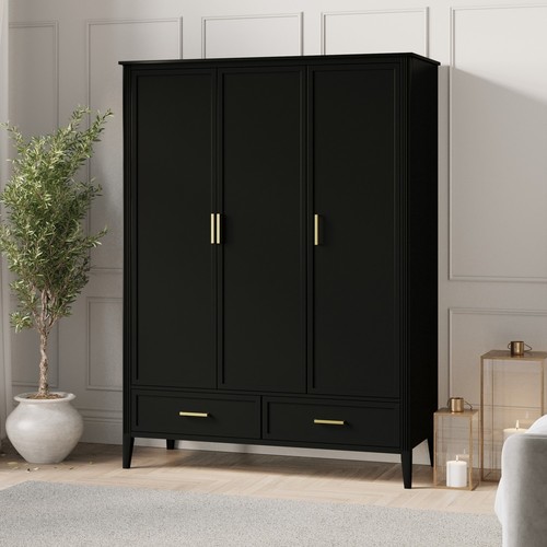 Large black door - large, triple
